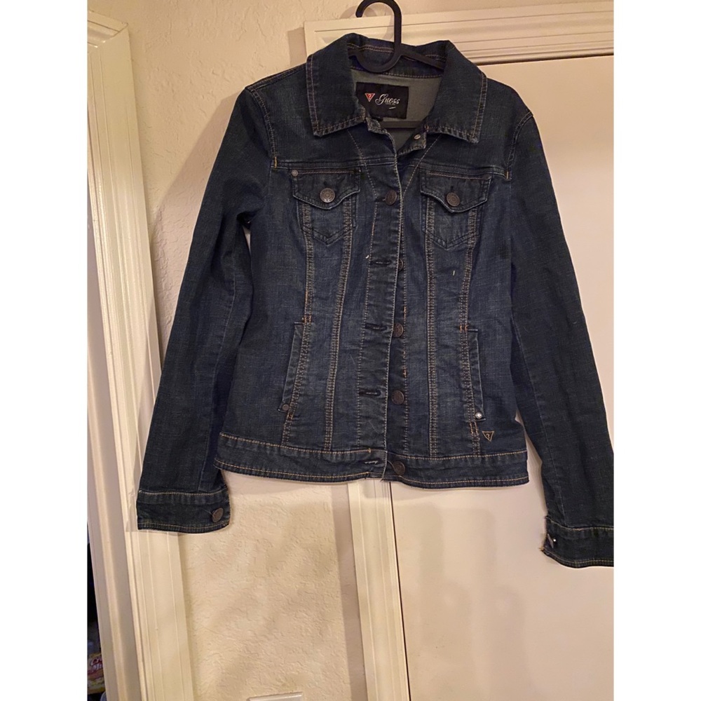❤️❤️ Dark Blue Guess jean jacket